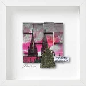 3D-Lustige Köln Geschenkidee | SCHMUNZELKISTEN-"Dom to go" | Geburtstagsgeschenk Freunde FamilieLiebe Handmade Kölsch Kunstobjekt Dekoration