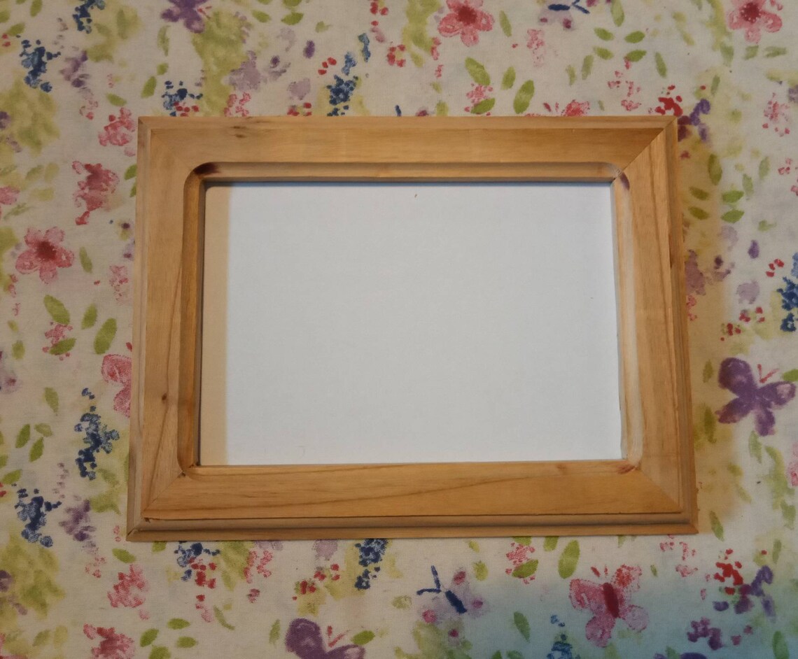 Cross Stitch Frame Cherry Wood approx 5. 5x3.5 - Etsy