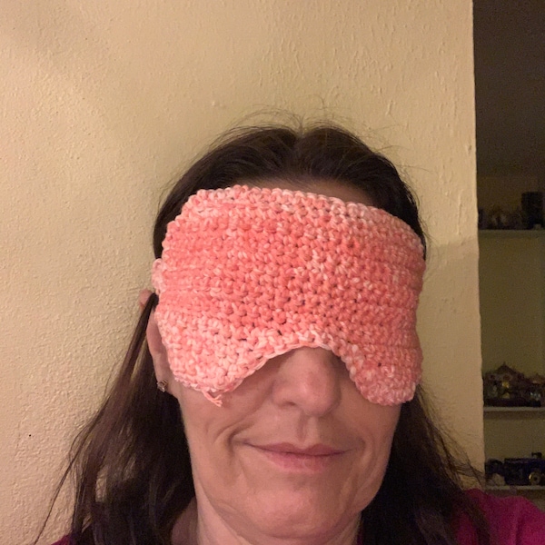 Crochet Sleep Mask Etsy