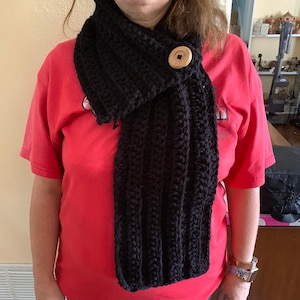 Handmade crocheted scarf