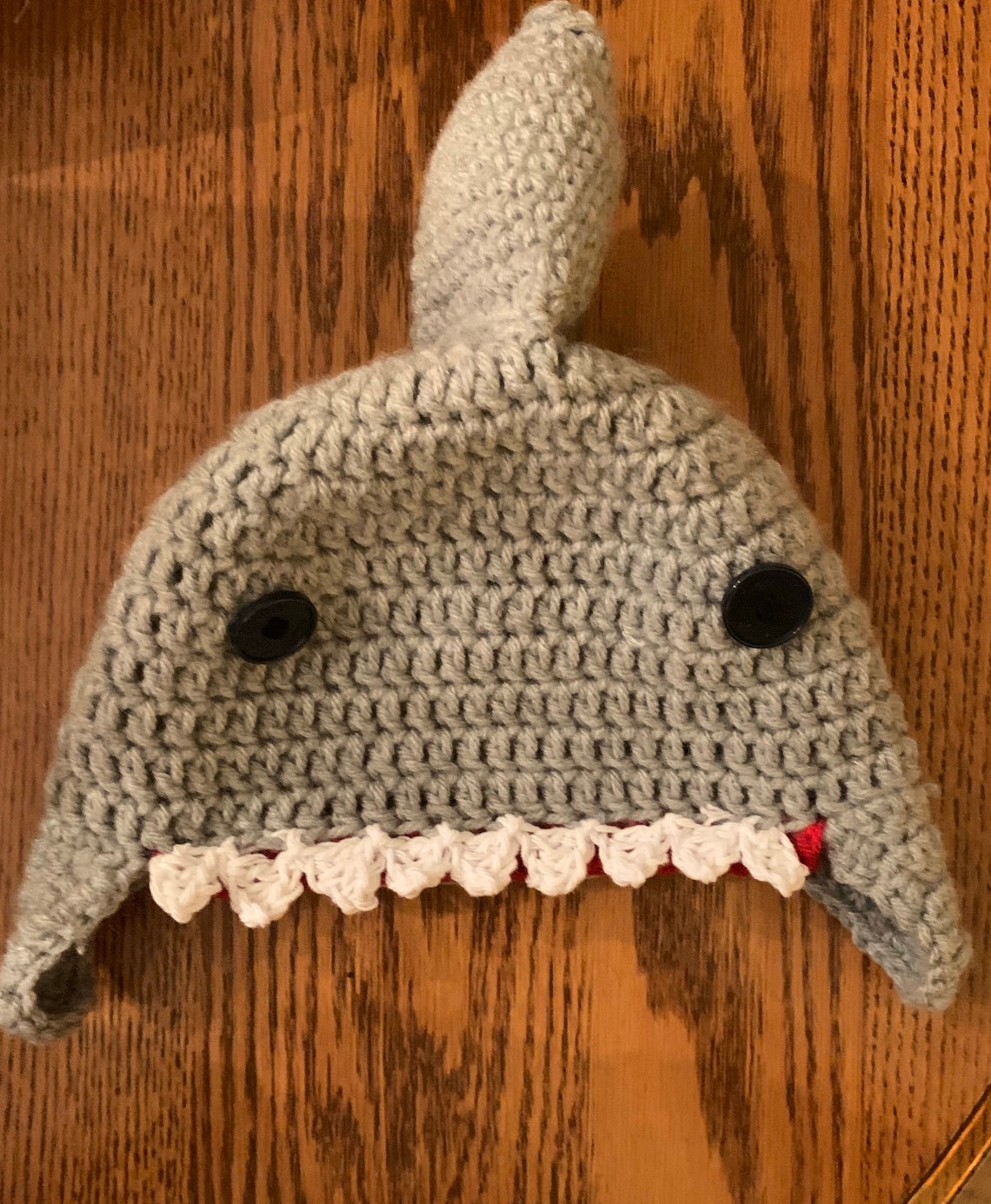 Crochet Baby Shark Inspired Hat Made to Order Etsy