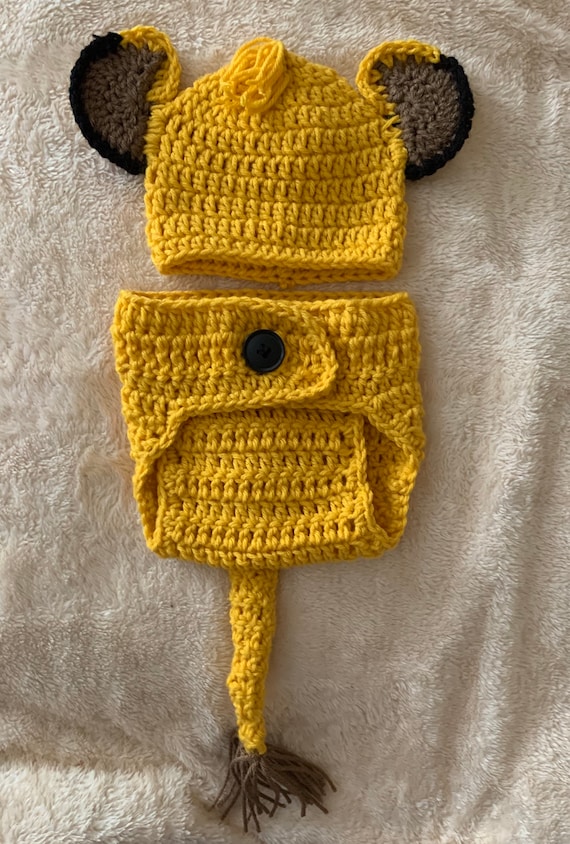 Simba inspired baby lion outfit