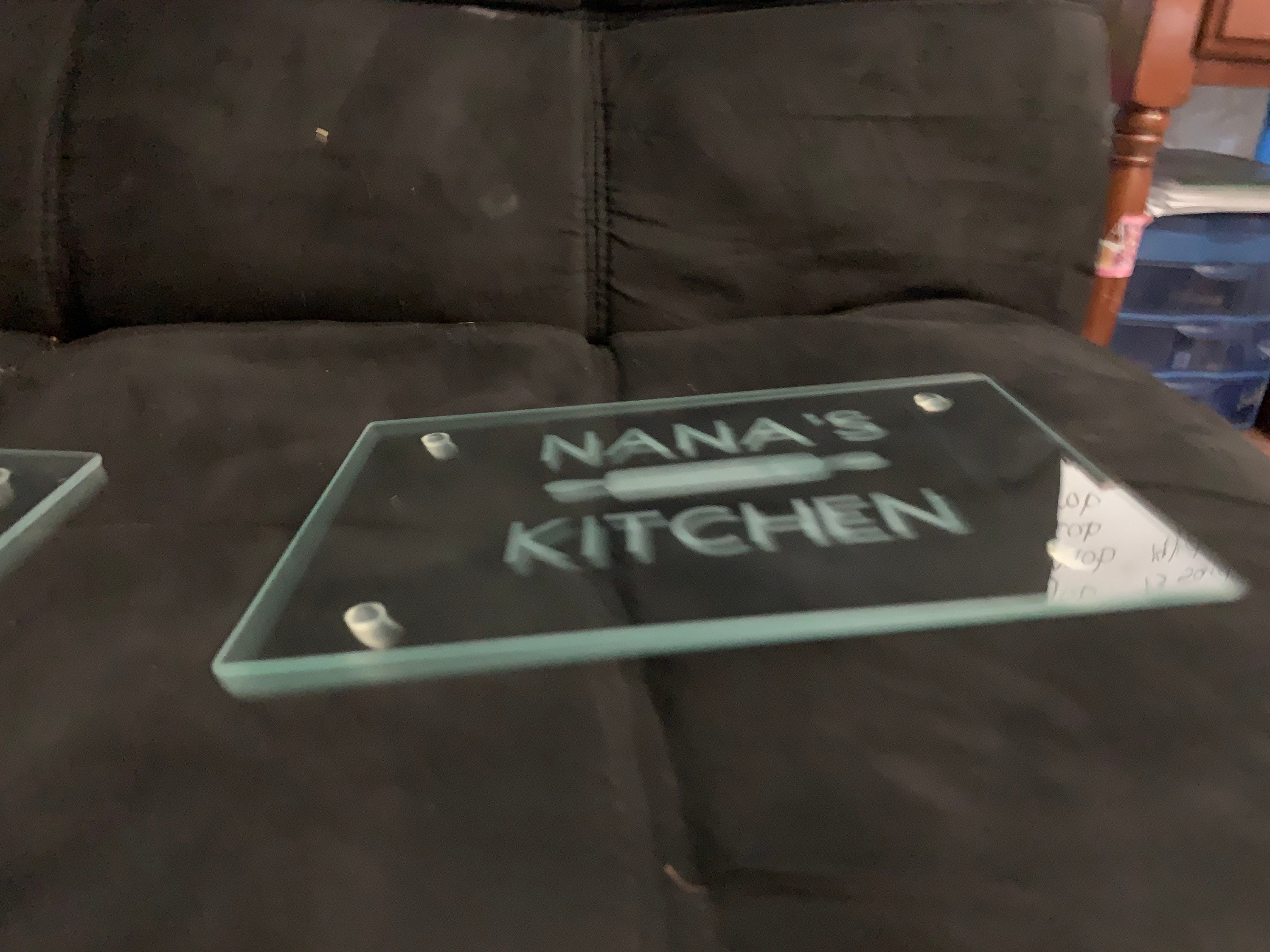 Customizable Etched Glass Cutting Board Etsy UK