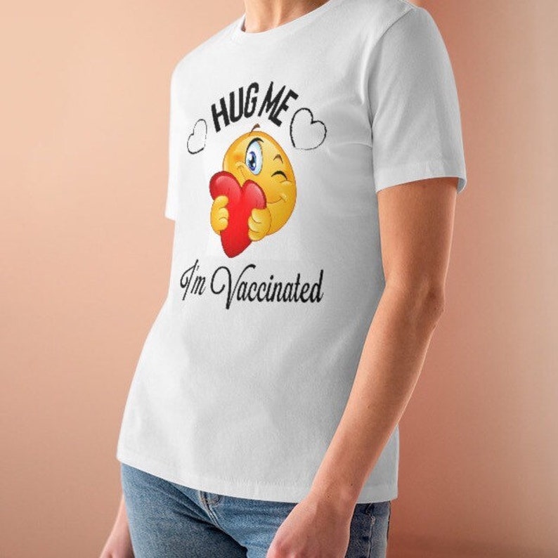 Hug Me I/'m Vaccinated Tshirt essential worker Tee, Gift for health care worker