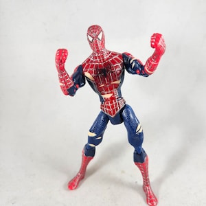 Spider-Man 3 Double Punching Super Symbiote Battle Damaged 5 Inch Figure 2006