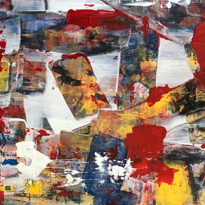 Colorful abstract,Modern abstract painting on paper unframed, unique one off paintings, abstract wall painting, Modern art for the home.