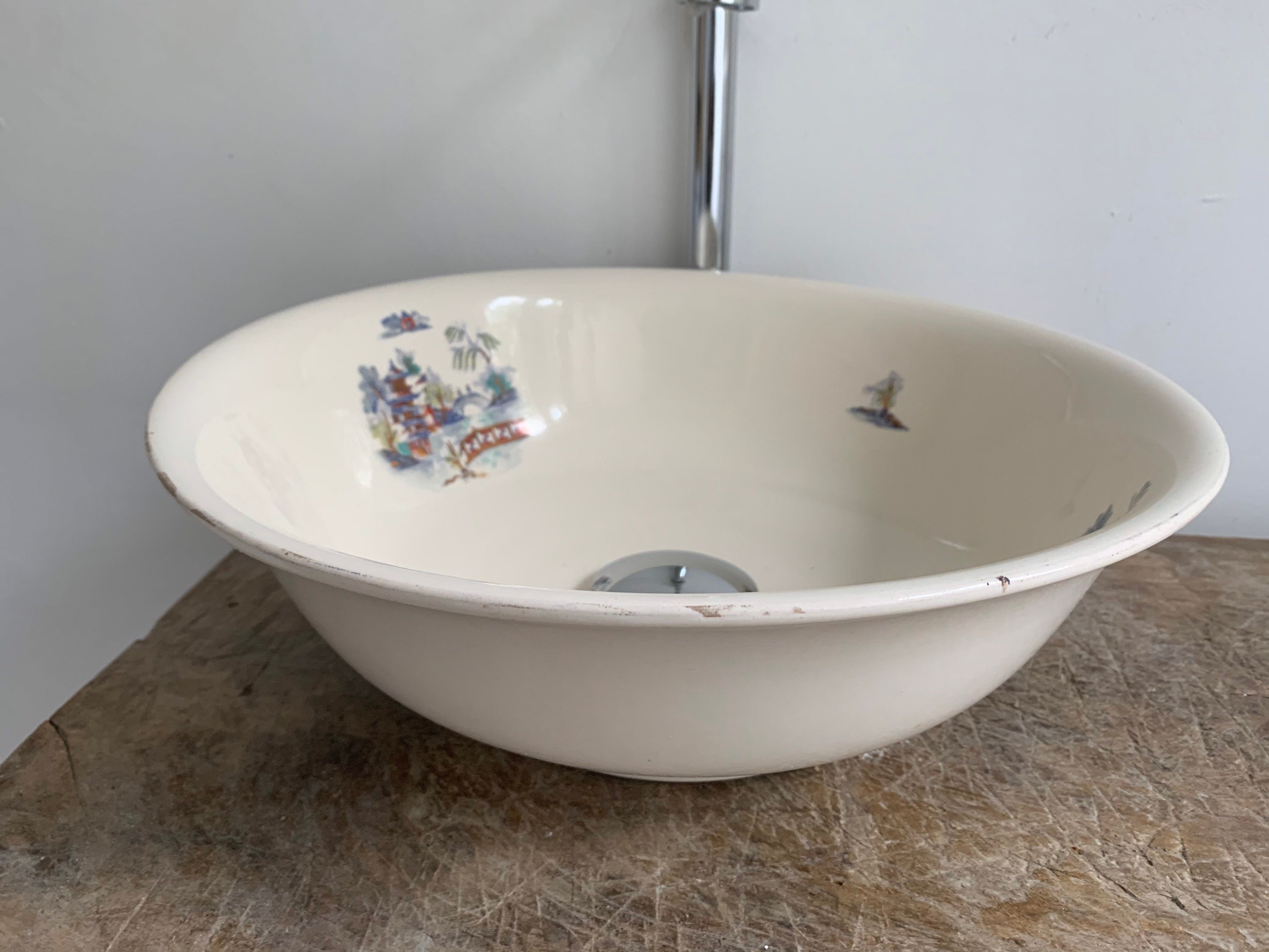 Kyoto Dreaming. Large Vintage Vessel Sink. Etsy UK