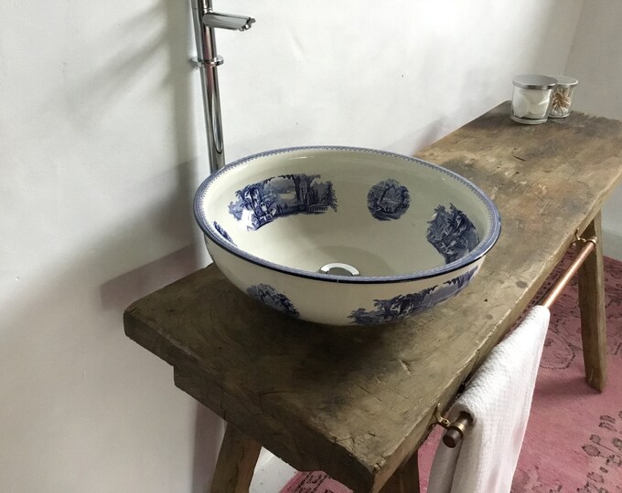 Rajasthan. Large Vintage Vessel Sink. Etsy