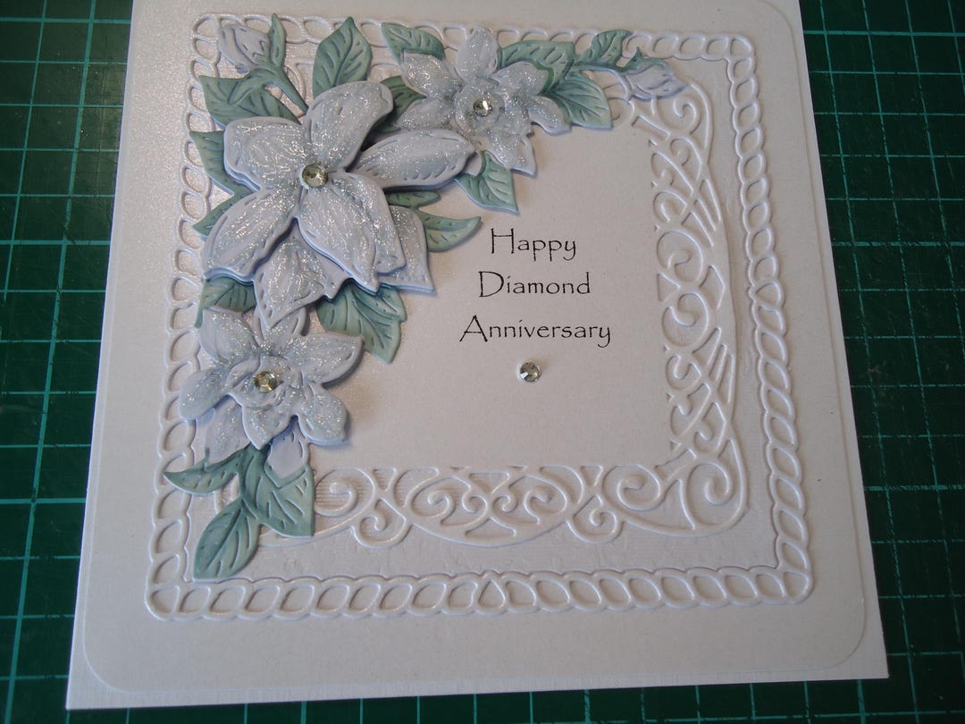 Diamond Wedding Anniversary Card for Wife/husband/mum&dad/friends Etc ...
