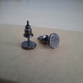 Rustic stud earrings for men and women product logo