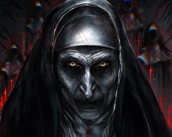 Limited edition prints; Scary Demon Drawing; horror movies; horror character; supernatural horror; horror art; scary art