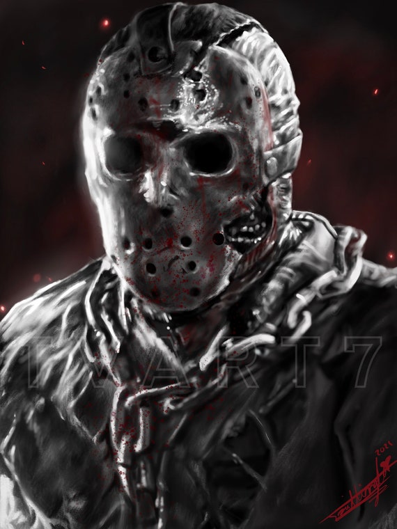 Jason Voorhees Viernes 13 VII Kane Hodder películas de - Etsy España Jason Voorhees Viernes 13 VII Kane Hodder películas de - Etsy España