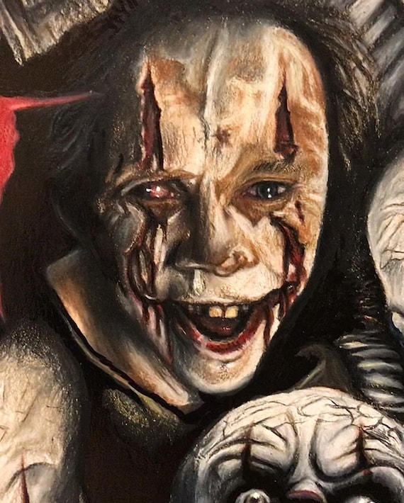 ペニーワイズのコラージュ、スティーブン・キング、映画『IT』、ビル