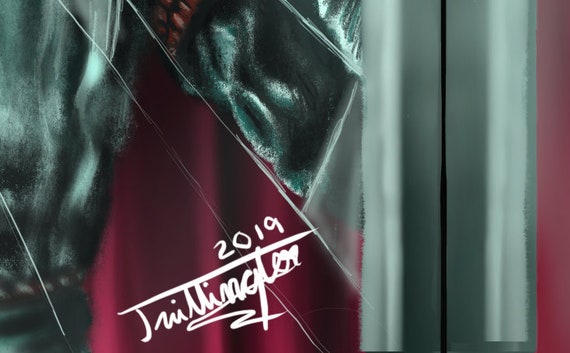 Pennywise Drawing Fun House Scene It Chapter 2 Stephen Etsy 日本