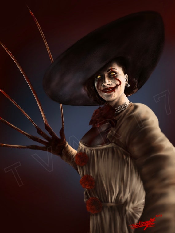 Lady Dimitrescu - Resident Evil 8: Village, Digital Drawing