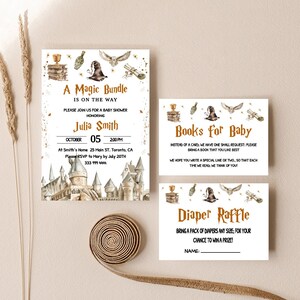  Unique Harry Potter Party Invitations, 5.38 X 3.82