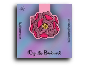 Floral Magnetic Bookmark/ StickersandMorebyLB/ Layla Blossoms