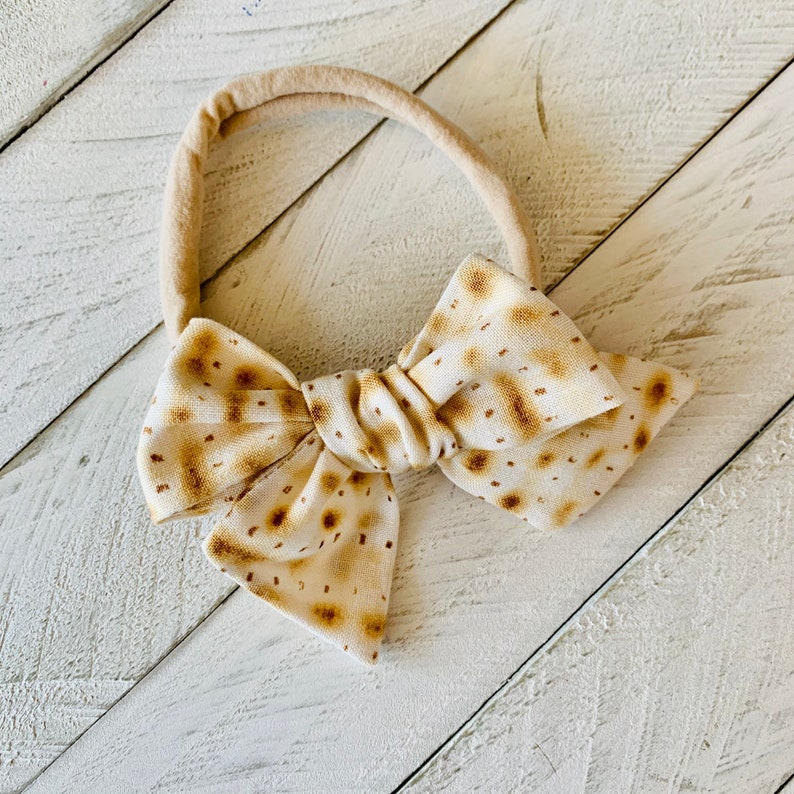 Jewish Headband Gift Set Matzah Bow Hanukkah Headband Etsy