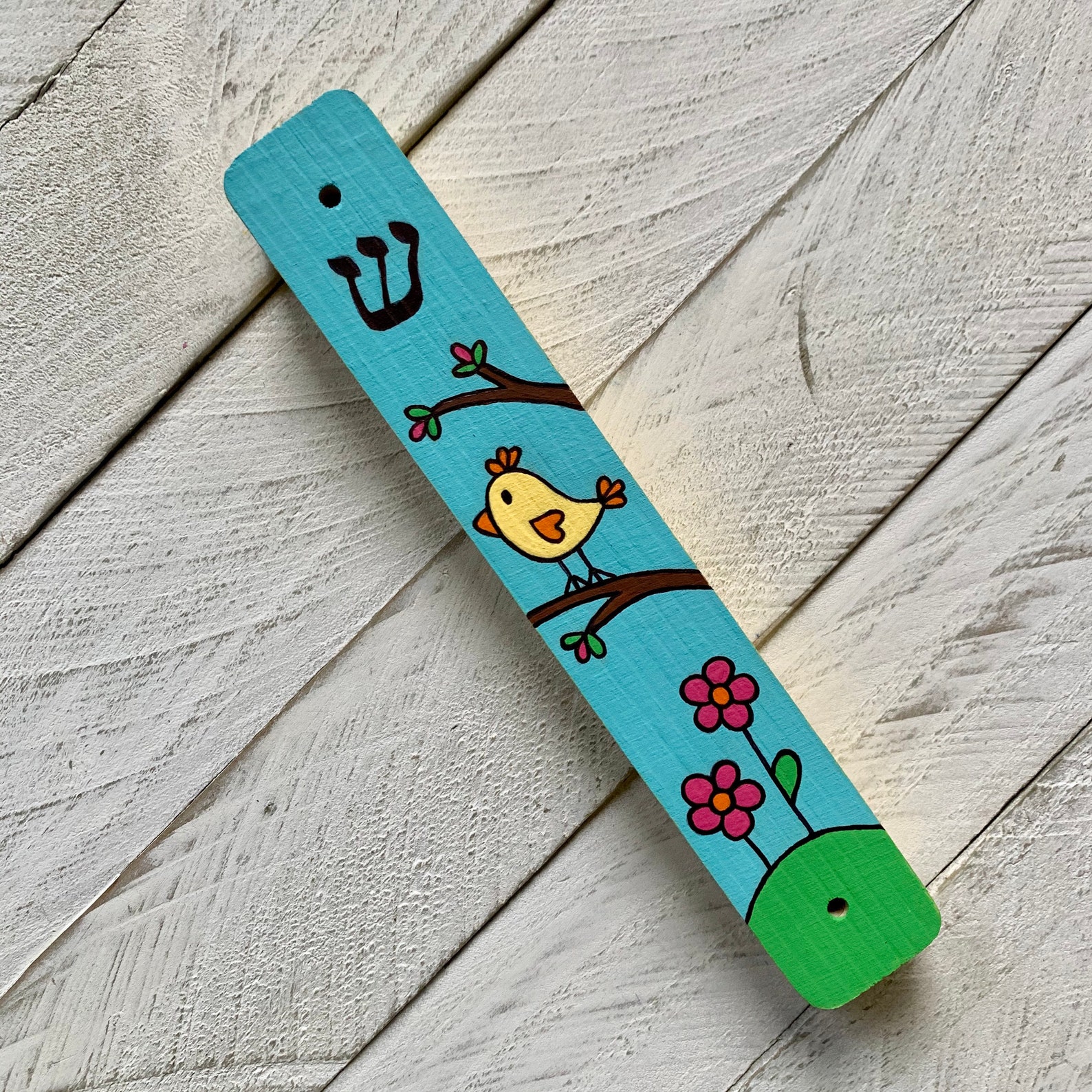 Bird Mezuzah childrens mezuzah Kids Mezuzah Nursery Etsy