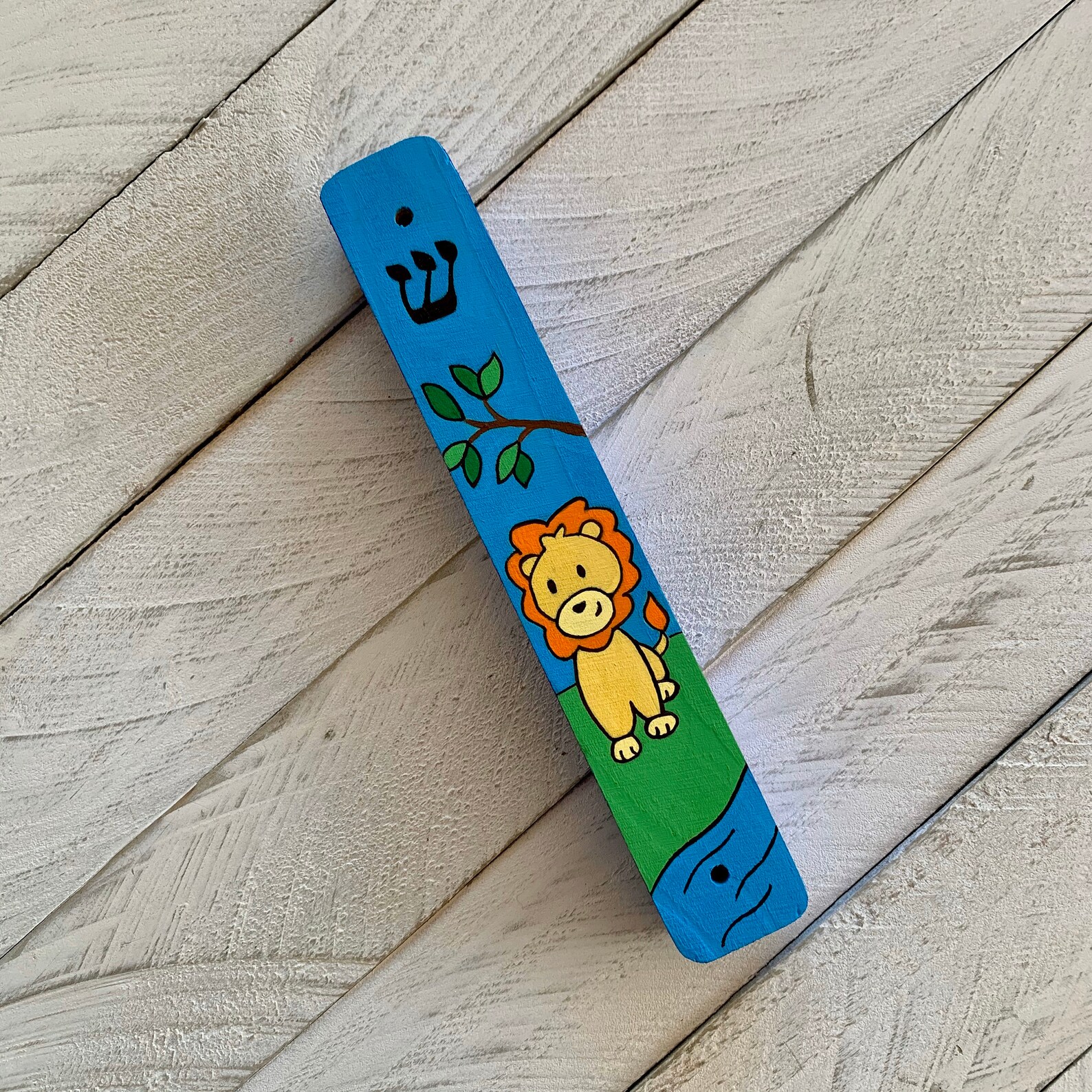 Lion Mezuzah Childrens Mezuzah Kids Mezuzah Bris Gift Etsy