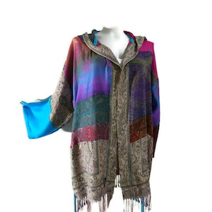 Boho Kimono Cardigan Plus size Kimono Pashmina Paisley Kimono Coat Kimonos Kimono Jacket