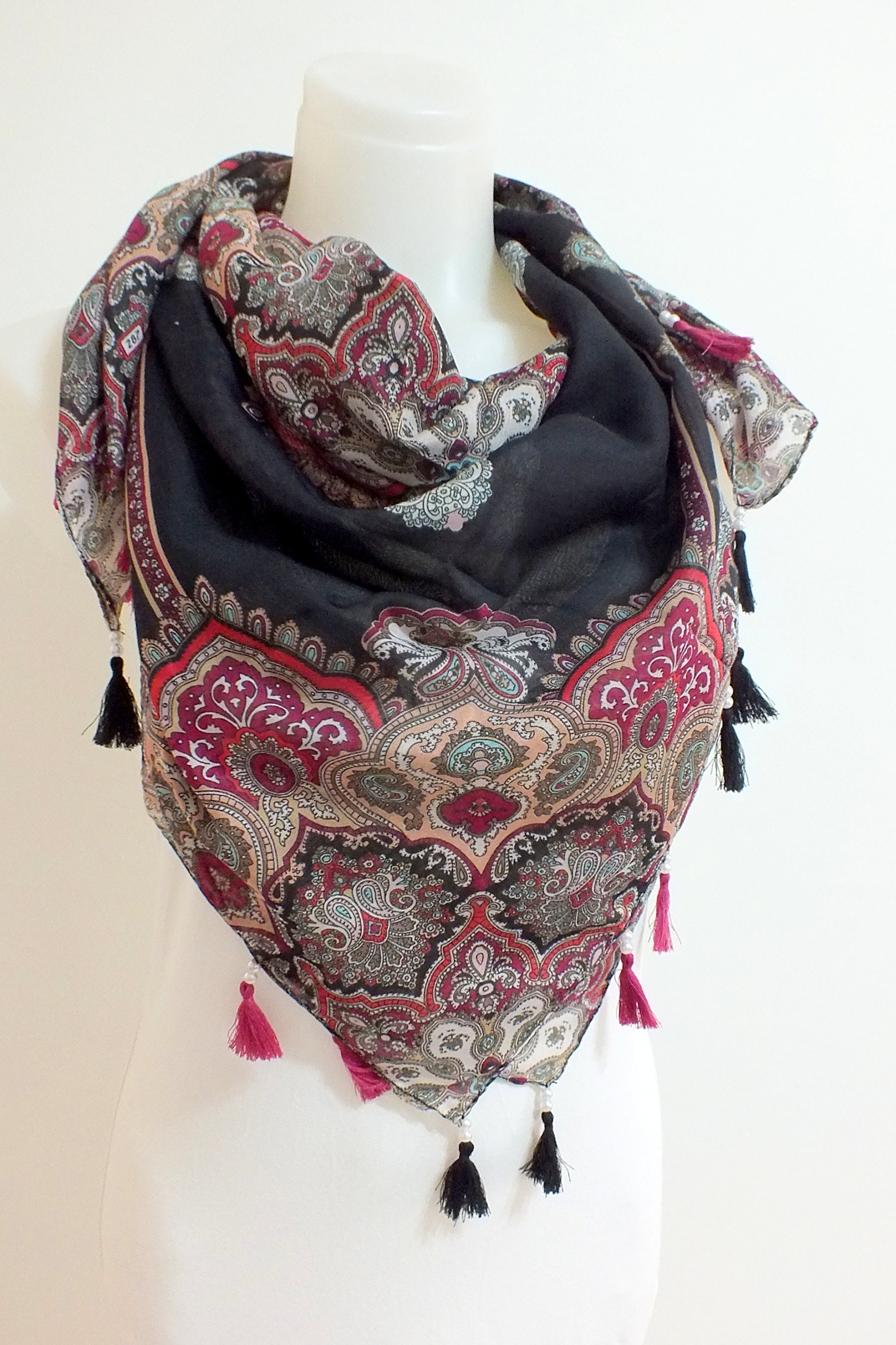 oversized summer scarf