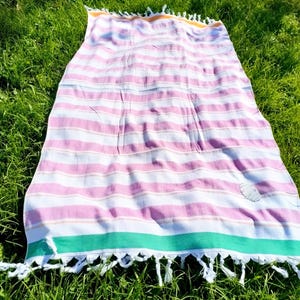 XL Hammam towel 100% bathtowel, Pareo, Beach, Spa peshtemal towel, picnic blanket, Pool towel, throw blanket, Sauna towel beach towel gift