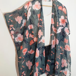 Boho Kimono Cardigan Oversized Jacket Boho Kimono Jacket Beach cover Up Kimono Dress  Shrug kimono Plus Size