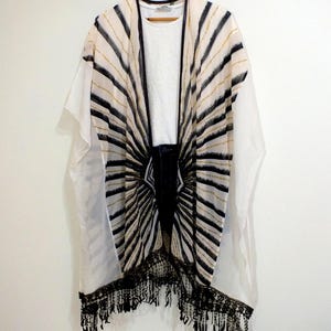 Boho Kimono Cardigan Oversized Jacket Boho Kimono Jacket Beach cover Up Kimono Dress  Shrug kimono Plus Size