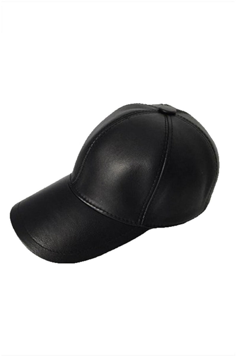 Leather Baseball Cap Fitted MXXL Size Etsy
