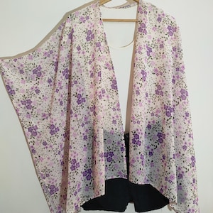 Boho Kimono Cardigan Oversized Jacket Boho Kimono Jacket Beach cover Up Kimono Dress  Shrug kimono Plus Size