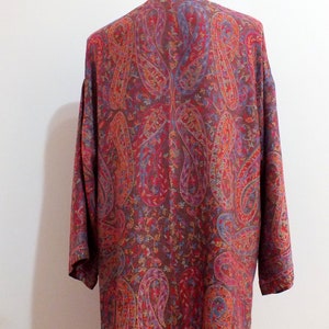 Boho Kimono Cardigan Plus Size Kimono Pashmina Paisley Kimono - Etsy