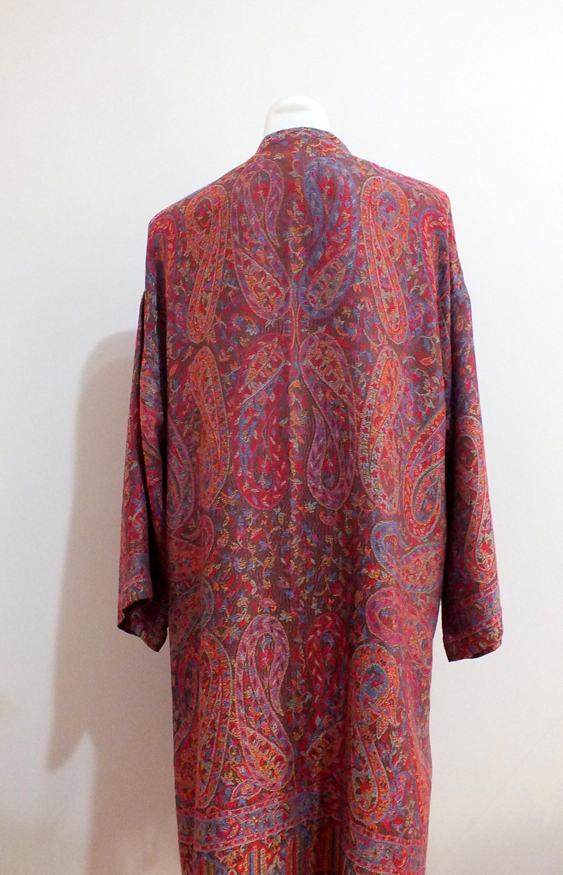 Boho Kimono Cardigan Plus Size Kimono Pashmina Paisley Kimono | Etsy