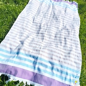 XL Hammam towel 100% bathtowel, Pareo, Beach, Spa peshtemal towel, picnic blanket, Pool towel, throw blanket, Sauna towel beach towel gift