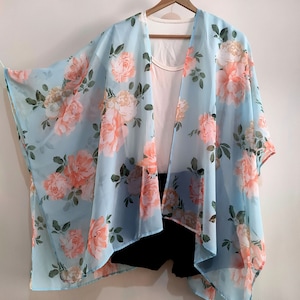 Boho Kimono Cardigan Oversized Jacket Boho Kimono Jacket Beach cover Up Kimono Dress  Shrug kimono Plus Size