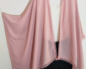 Boho Chiffon Kimono Cardigan: Lightweight Beach Cover-Up