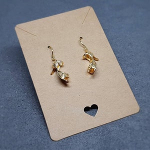 Shoe Earrings, Hypoallergenic Ear Wires, Peep Toe Shoe Earrings, High Heel Shoe Earrings, Stiletto Earrings, Gold Shoe Earrings
