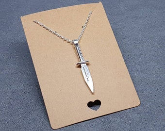 Dagger Choker, Sword Choker, Dagger Necklace, Gothic Jewellery