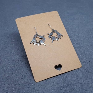 Bird Earrings, Hypoallergenic Ear Wires, Silver Bird Earrings, Silver Earrings, Stainless Steel Earrings, Bird Jewelry