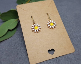 flower earrings Mother/'s Day gifts birthday gift Daisy earrings jewelry for women everyday earrings gift for mum best friend earrings