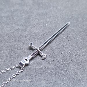 Sword Necklace, Miniature, Dagger Choker, Dagger Necklace, Sword Choker, Gothic Jewellery