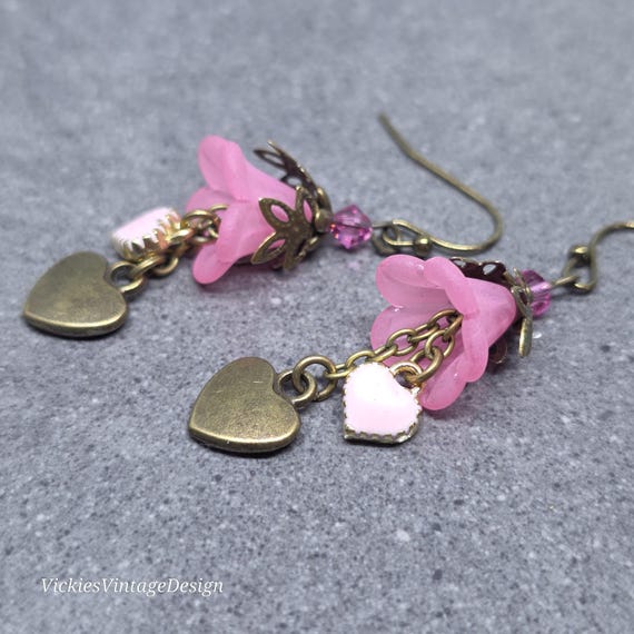 Orecchini Pendenti In Argento Sterling 925 Con Cristallo Naturale Satinato - Lunghezza 4 Cm, Ipoallergenici