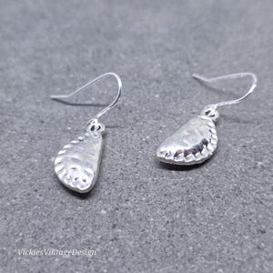 Cornish Pasty Earrings, Hypoallergenic Ear Wires, Pasty Earrings, Food Jewellery