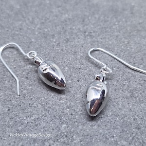 選べるワイヤー付きキャロットイヤリング 耳：プラチナメッキ真鍮