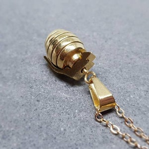 Gargantilla de granada, collar de granada, granada de oro, granada de acero inoxidable, joyería gótica