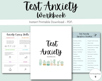 Test Anxiety Workbook: Tips to Reduce Test Anxiety, Test Taking Strategies, Panic Relief, Anxiety Aid, Coping Skills, Academic Help, Journal
