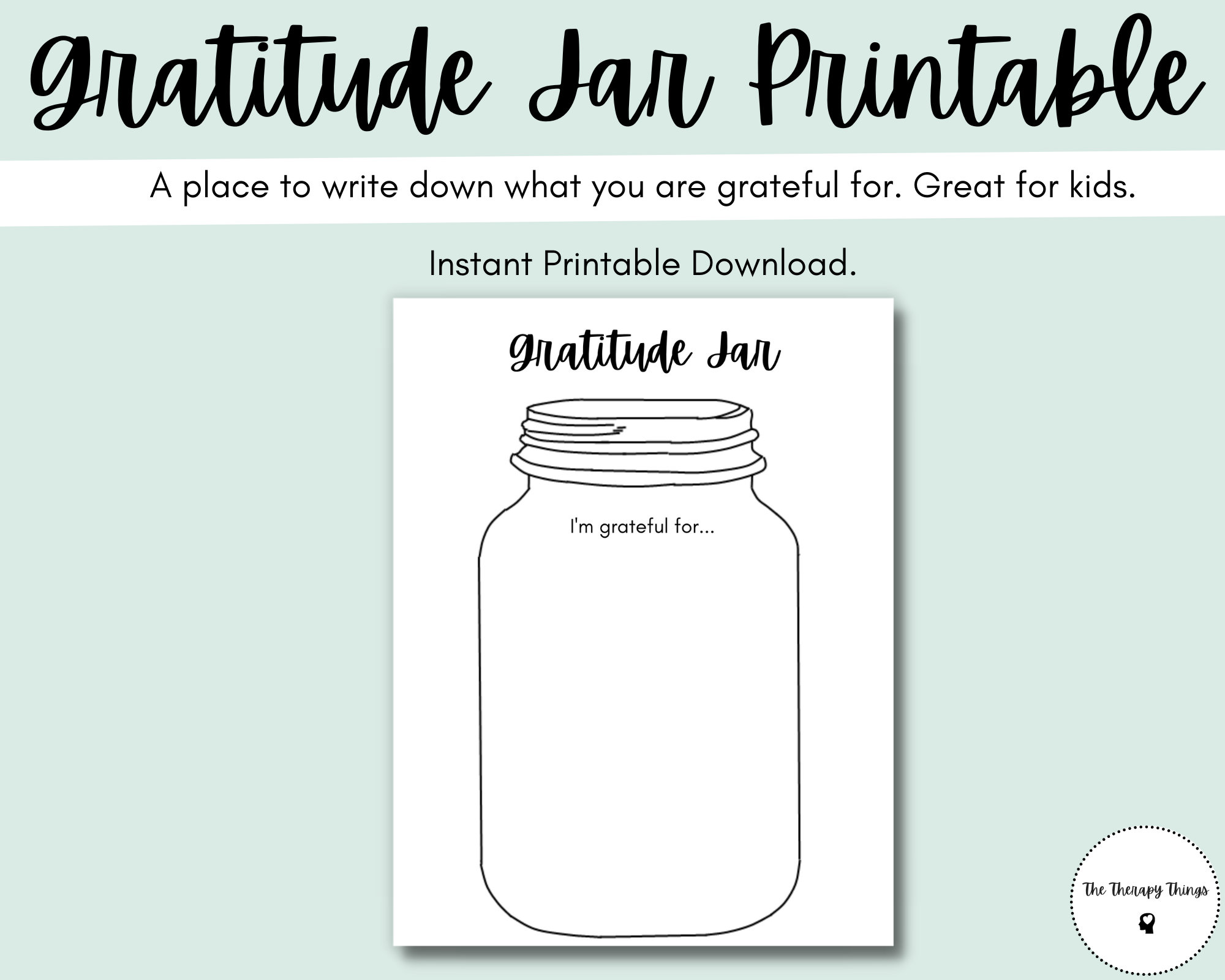 gratitude-jar-printable-thankfulness-self-care-play-therapy-parenting-lesson-count-blessings-mental-health-kids-activity-mindset-etsy