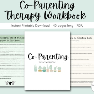 Manual de terapia de crianza compartida: objetivos y soluciones para la crianza, guía de sesiones, pensamiento flexible, gestión de emociones, custodia de los hijos y acuerdos