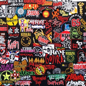 Patch Lot 20 RANDOM Sew Iron On Patch Wholesale Band Music Rock Metal Heavy Pop Punk Lot Set Shipping Thailand Post