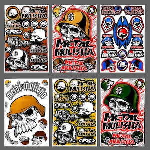 Metal Mulisha Sticker Set: Motorcycle, Motocross, ATV Decals
